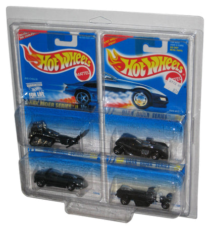 Hot Wheels Dark Rider Series Lot 1-4 w/ Plastic Protector - (Big Chill, Twin Mill II, Silhouette II & Rigor-Motor)
