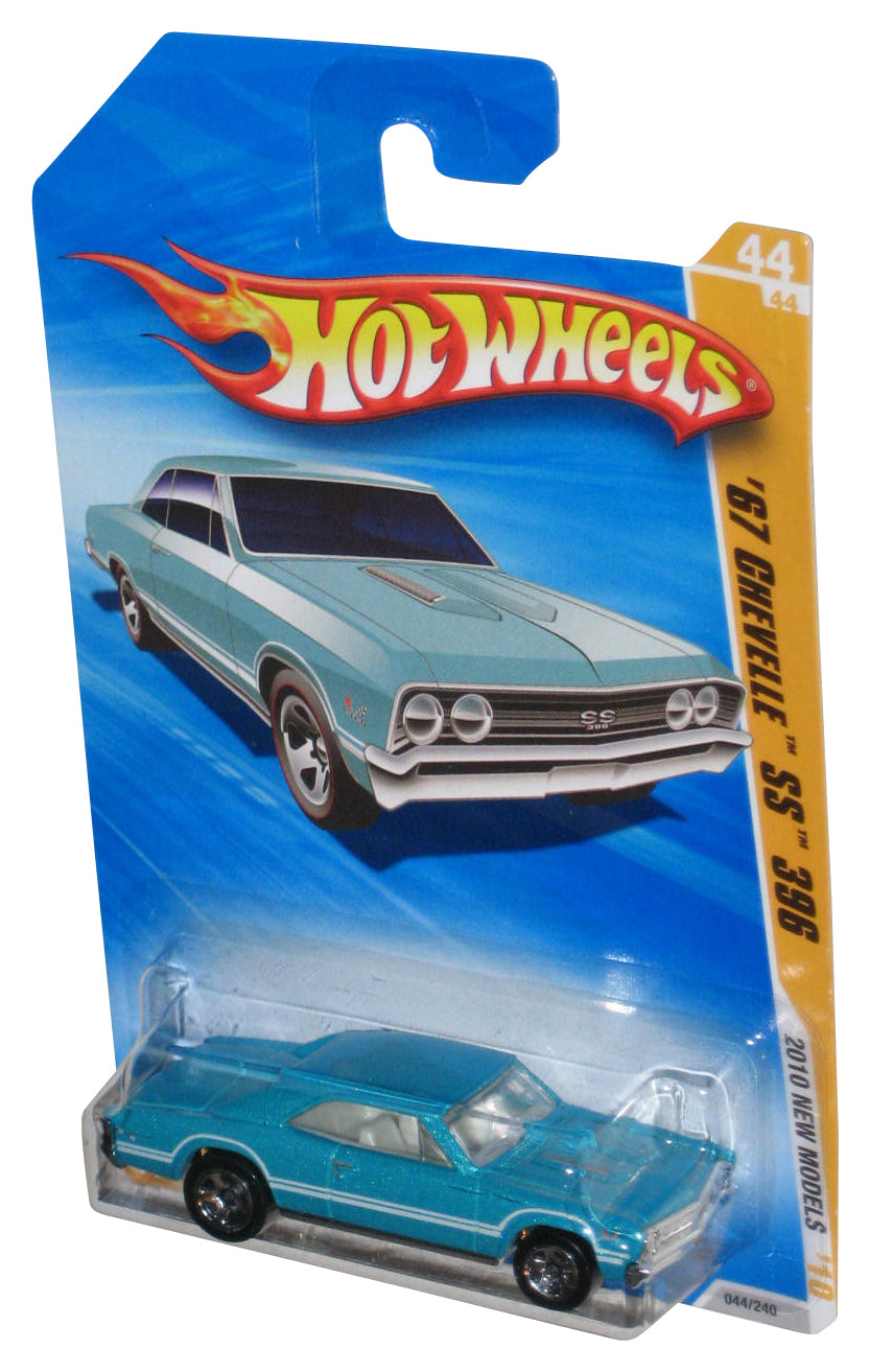 Hot Wheels 2010 New Models 44/44 Blue '67 Chevelle SS 396 Toy Car 044/240