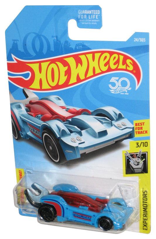 Hot Wheels Experimotors 3/10 (2017) Blue Tooligan Toy Car 24/365