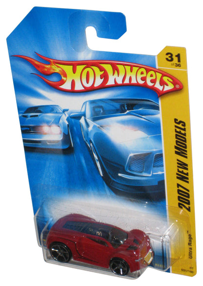 Hot Wheels 2007 New Models 31/36 Red Ultra Rage Toy Car 031/180