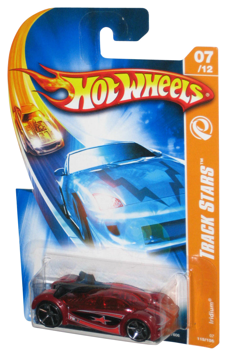Hot Wheels Track Stars 07/12 (2006) Red Iridium Toy Car 115/180
