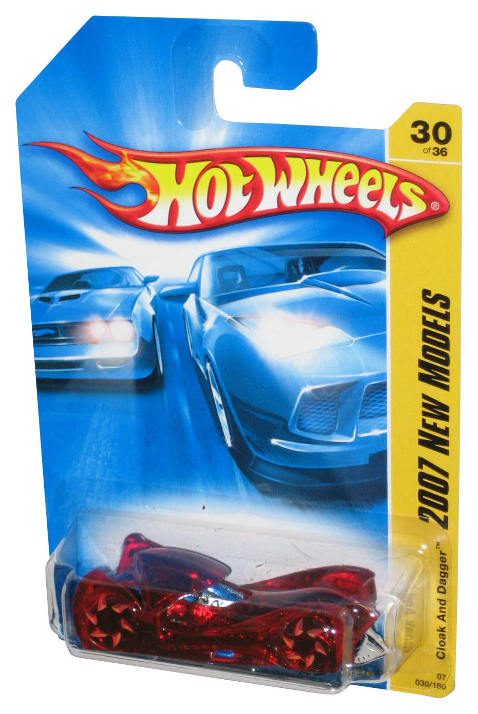 Hot Wheels 2007 New Models 30/36 Red Cloak And Dagger Toy Car 30/180