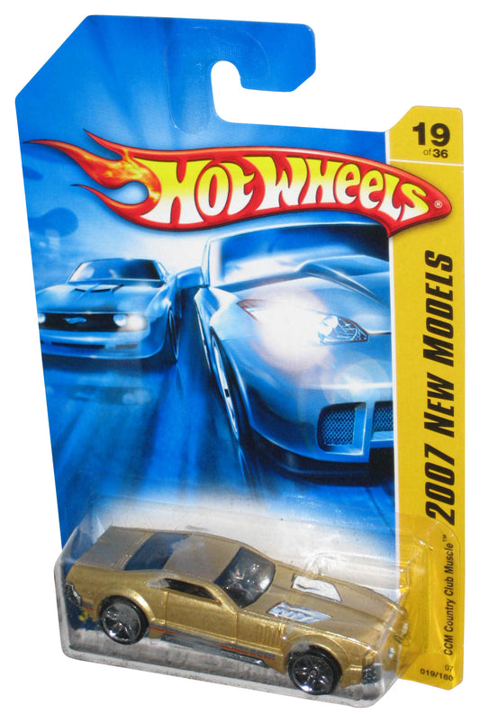 Hot Wheels 2007 New Models 19/36 Gold CCM Country Club Muscle Toy Car 019/180