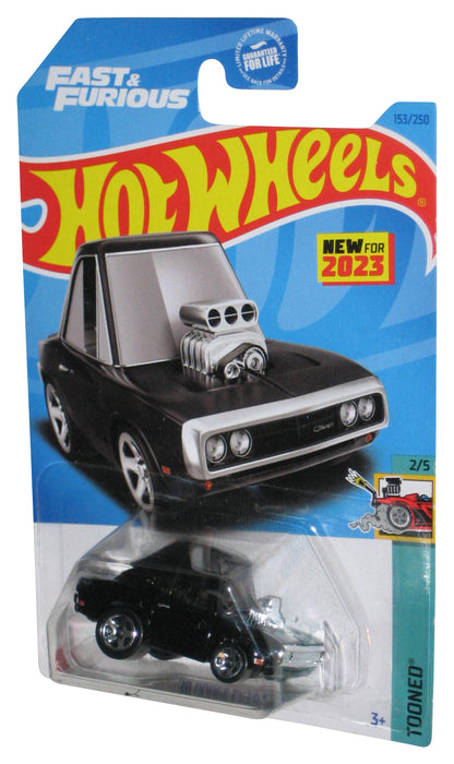 Hot Wheels Fast & Furious Tooned 2/5 (2023) Black '70 Dodge Charger Toy Car 153/250
