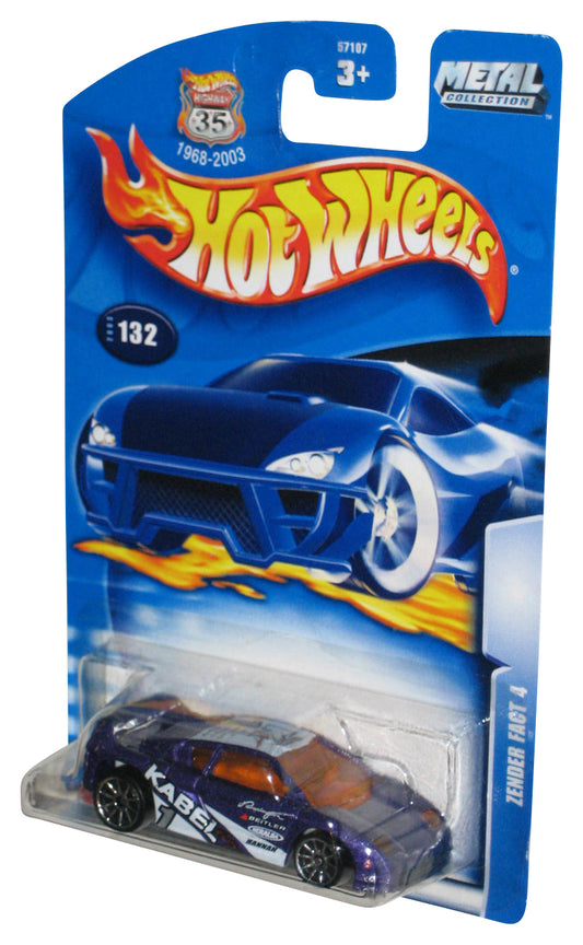 Hot Wheels Zender Fact 4 (2003) Mattel Purple Toy Car #132