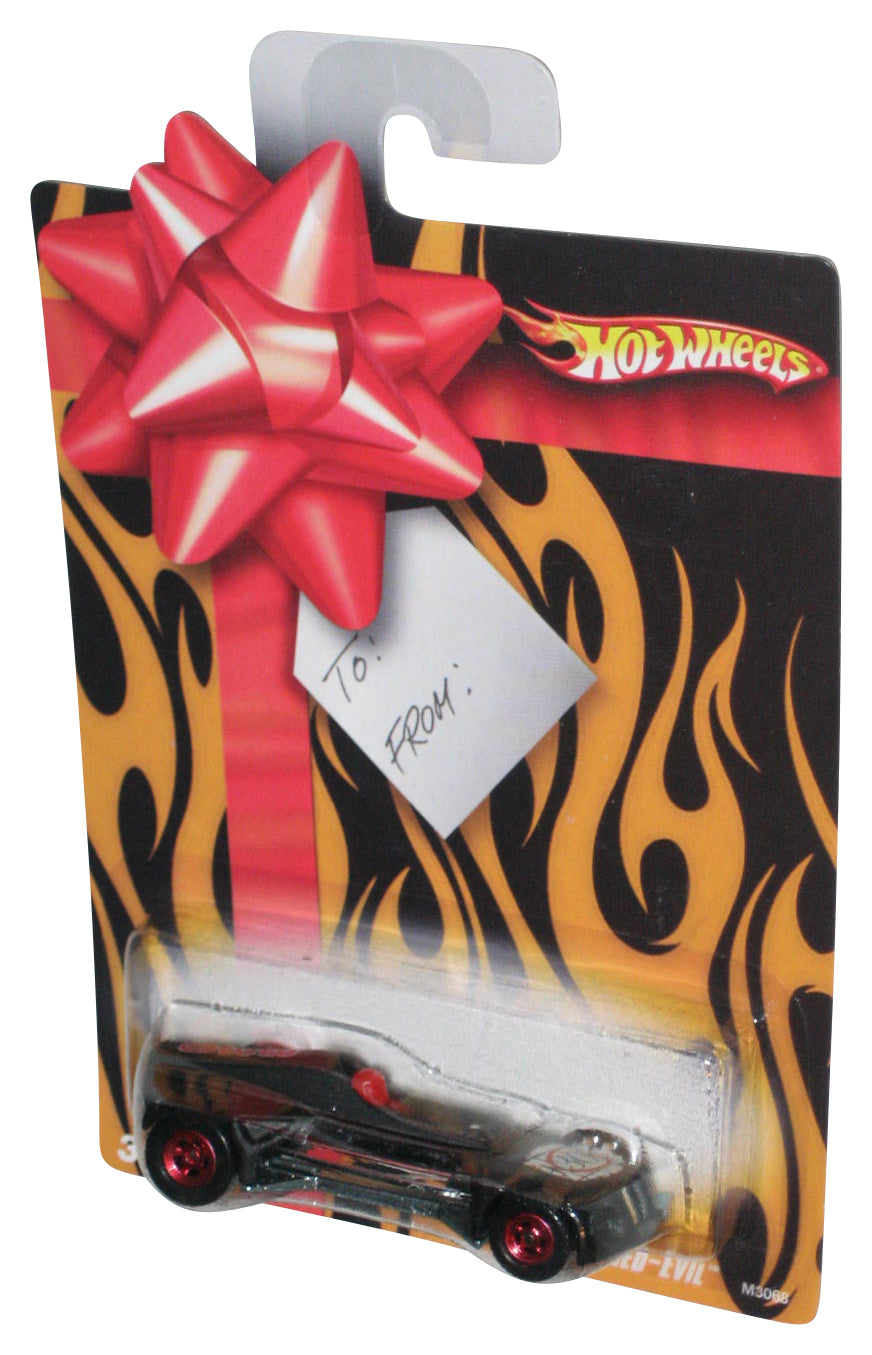 Hot Wheels Med-Evil (2007) Mattel Black Toy Car - (Holiday Gift Present Card)