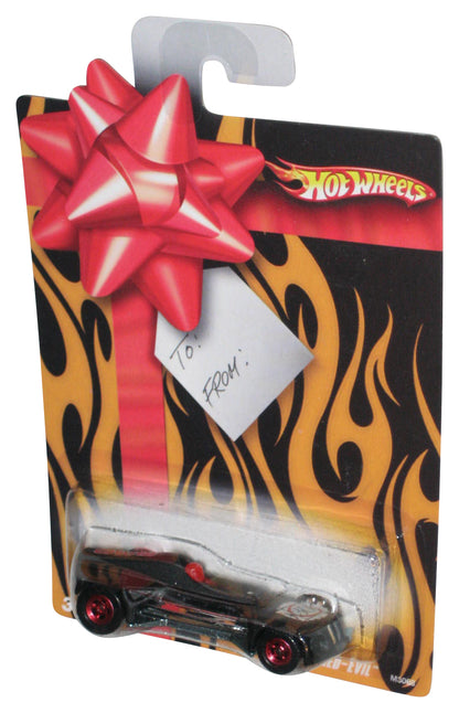 Hot Wheels Med-Evil (2007) Mattel Black Toy Car - (Holiday Gift Present Card)
