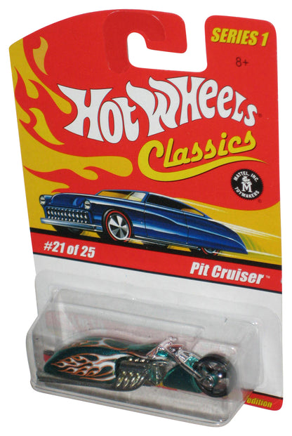 Hot Wheels Classics Series 1 (2004) Green Pit Cruiser Toy Bike 21/25
