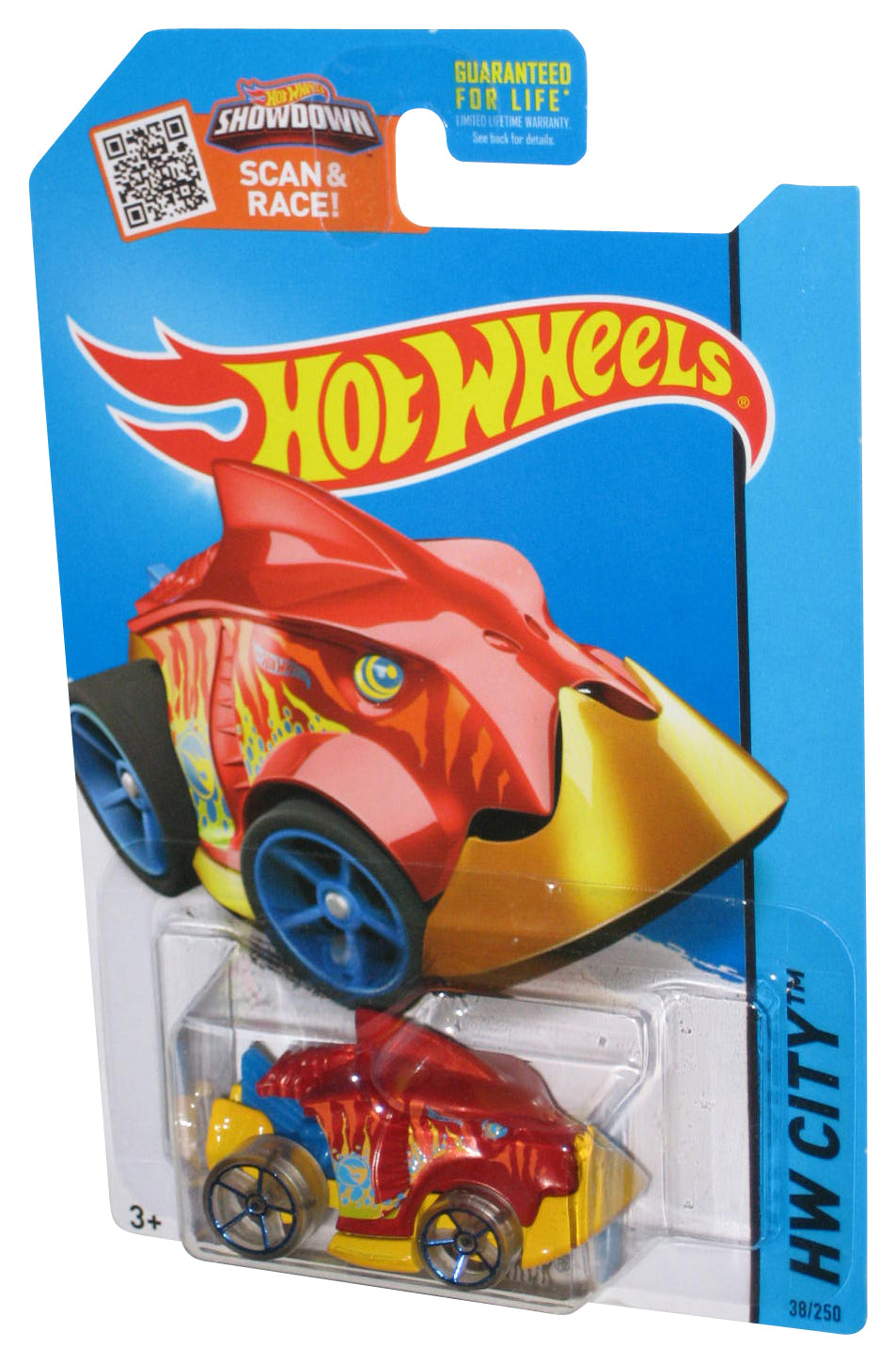 Hot Wheels HW City (2013) Red Piranha Terror Toy Car 38/250