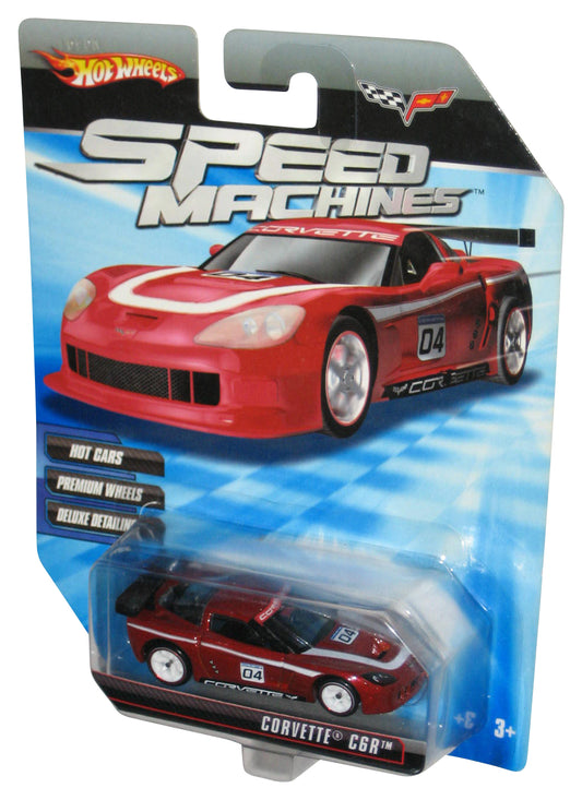 Hot Wheels Speed Machines (2009) Red Corvette C6R Toy Car