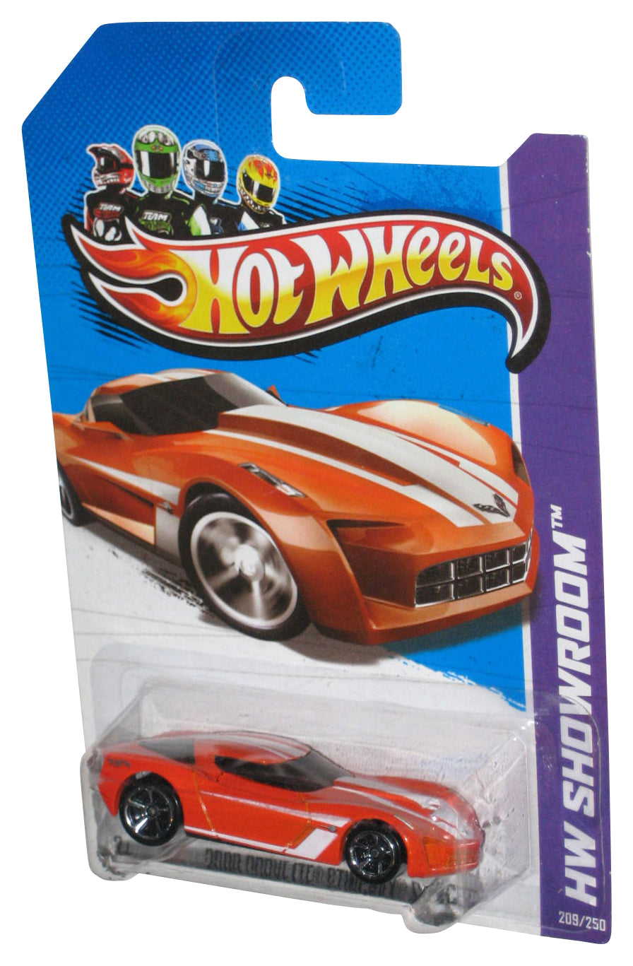 Hot Wheels HW Showroom (2012) Orange 2009 Corvette Stingray Concept Toy Car 209/250