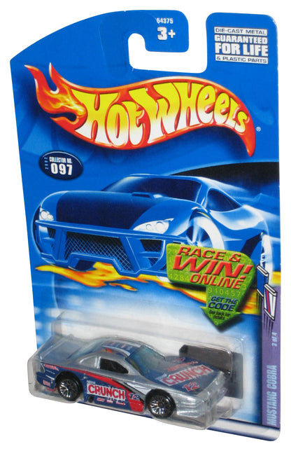 Hot Wheels Silver Mustang Cobra Chocolate Crunch Candy (2001) Collector Toy #097