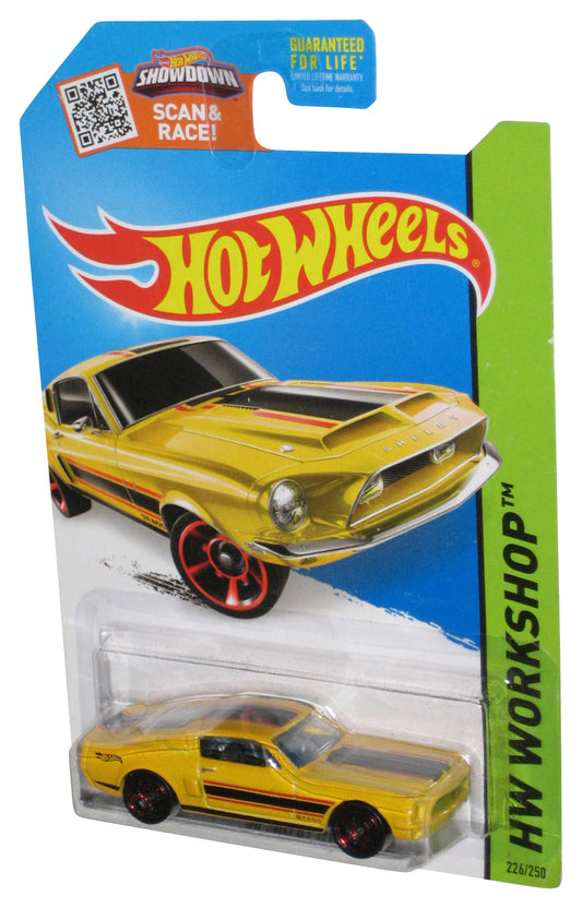 Hot Wheels HW Workshop (2013) Yellow '68 Shelby GT500 Toy Car 226/250