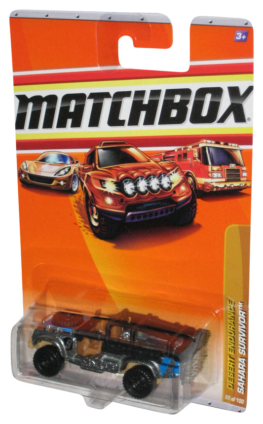 Matchbox Desert Endurance (2009) Silver Sahara Survivor Toy Car 89/100