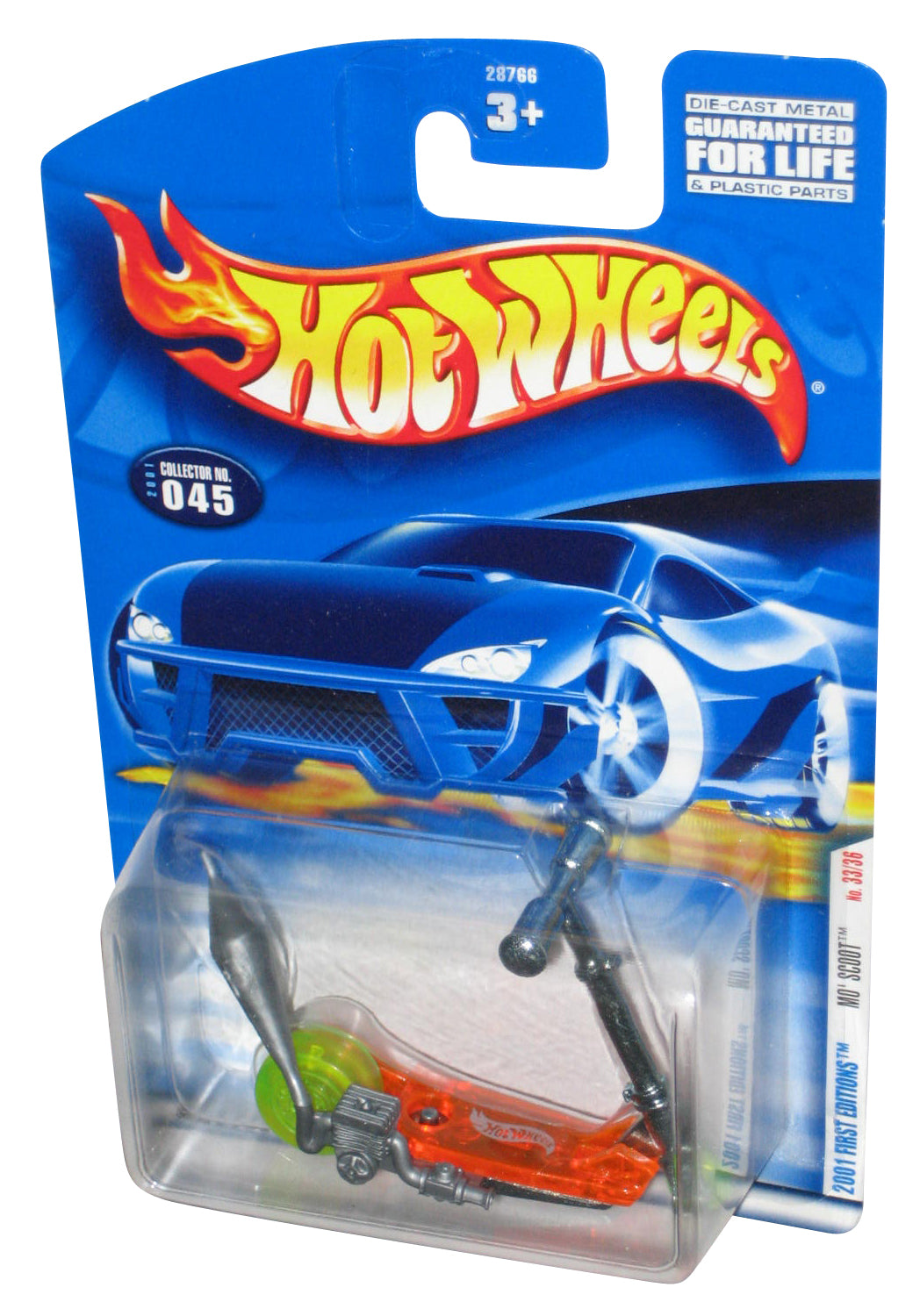 Hot Wheels 2001 First Editions (2001) Mo' Scout Toy Bike #045