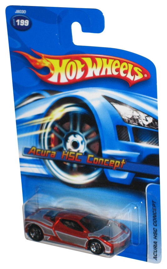 Hot Wheels Acura HSC Concept (2006) Red & Silver Toy Car #199