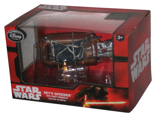 Star Wars Deluxe Die Cast Vehicle Rey's Speeder Disney Store Exclusive Red Boxed Toy