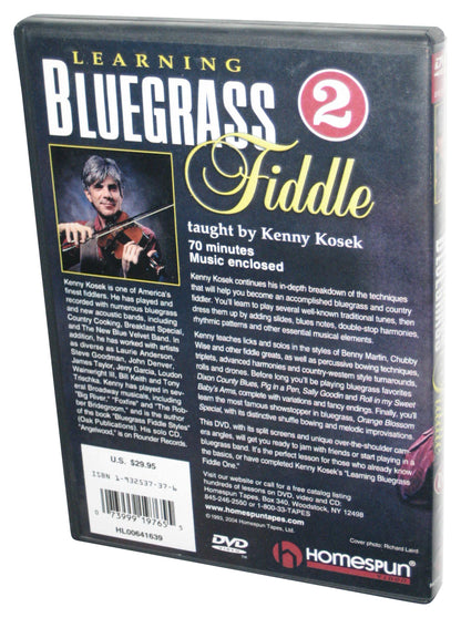 Kenny Kosek Learning Bluegrass Fiddle #2 Homespun DVD