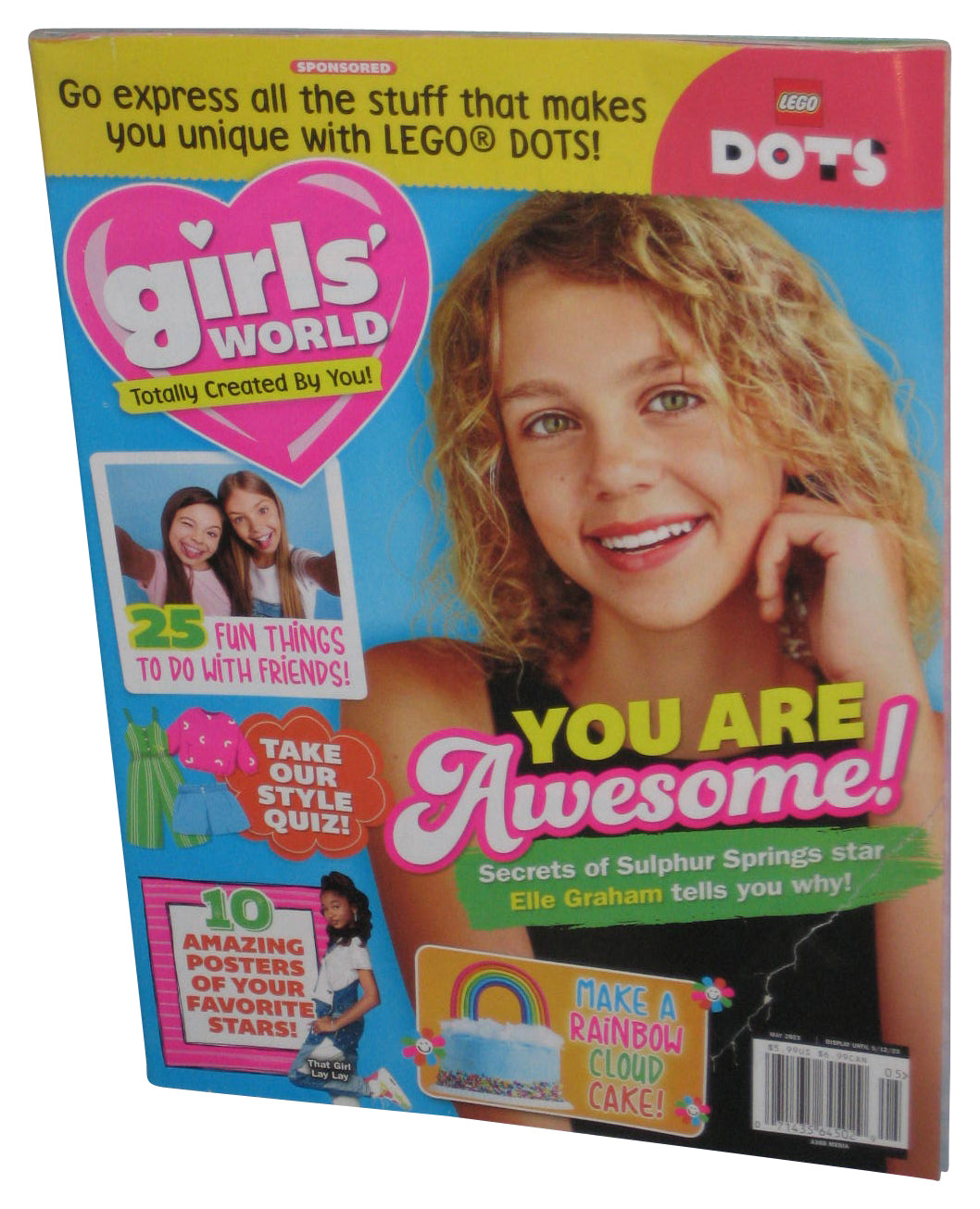 Girls' World Elle Graham Tells You Why May 2023 Magazine Book - (Ripped Cover)