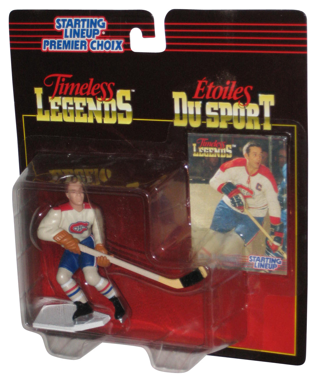 NHL Hockey Starting Lineup (1995) Jean Beliveau Timeless Legends Figure
