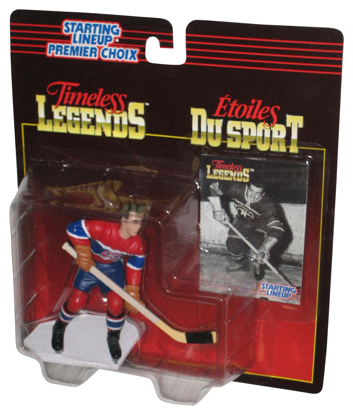 NHL Hockey Starting Lineup Maurice Richard Timeless Legends Figure w/ Card