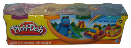 Play-Doh Secondary Colors Purple Yellow Blue & Green Hasbro Pack
