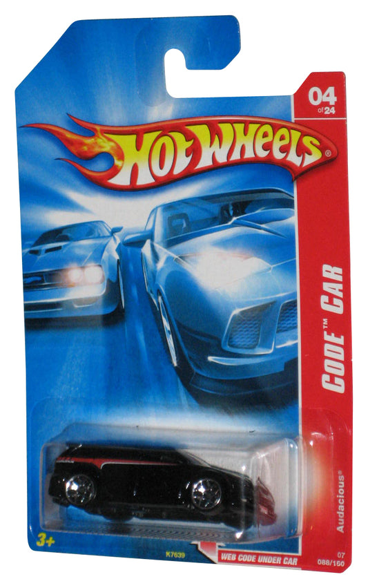 Hot Wheels Code Car 04/24 (2006) Black Audacious Toy Car 088/180