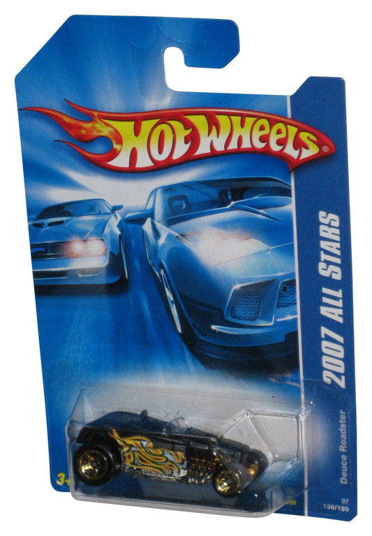 Hot Wheels 2007 All Stars Black Deuce Roadster Toy Car 136/180