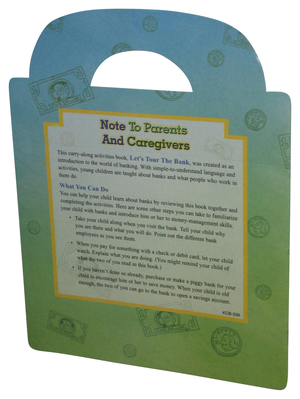 Let's Tour The Bank Honesdale National PA HNB Friendly Kids Activity Book