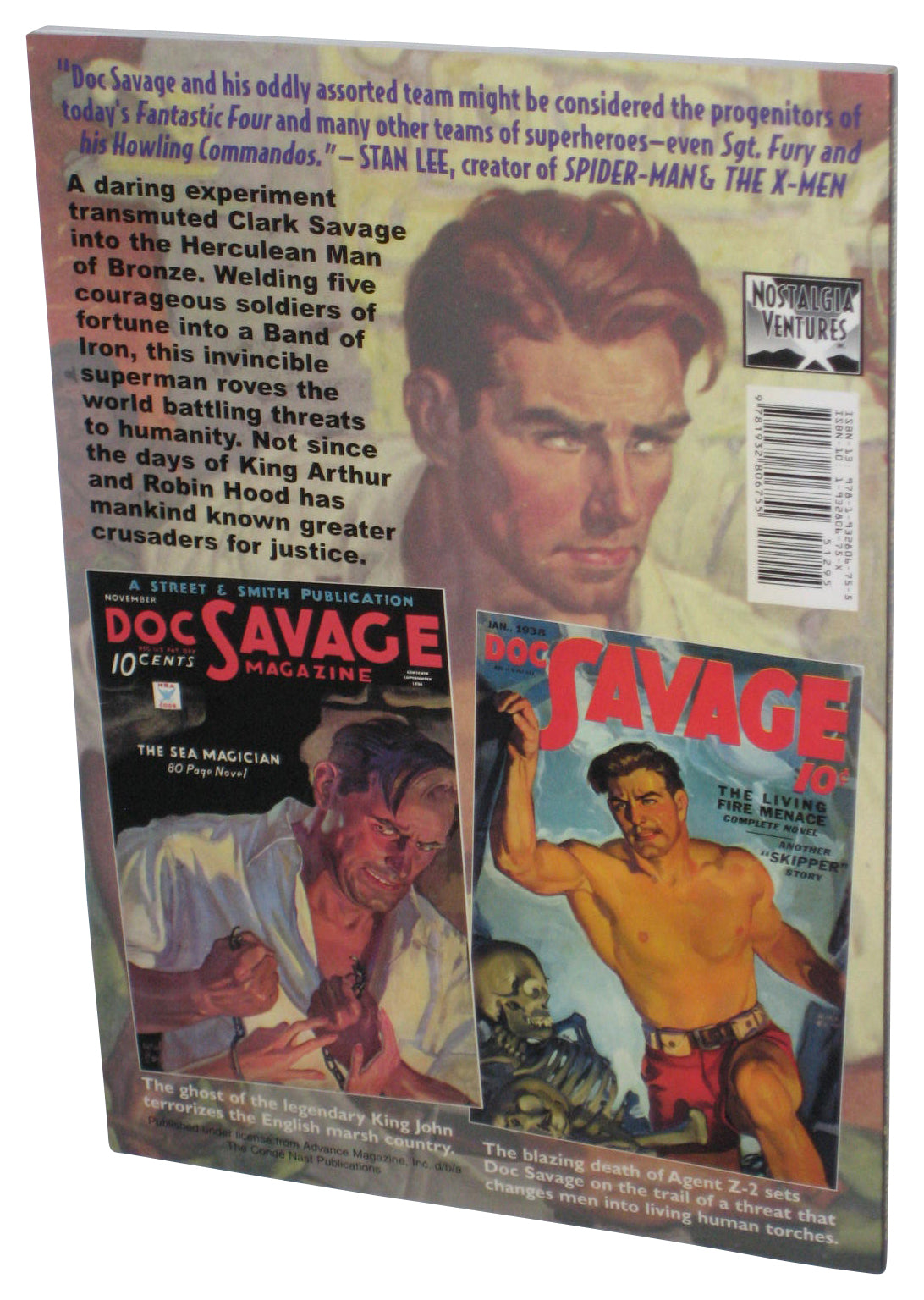 Doc Savage Sea Magician & The Living-Fire Menace (2008) Paperback Book #8
