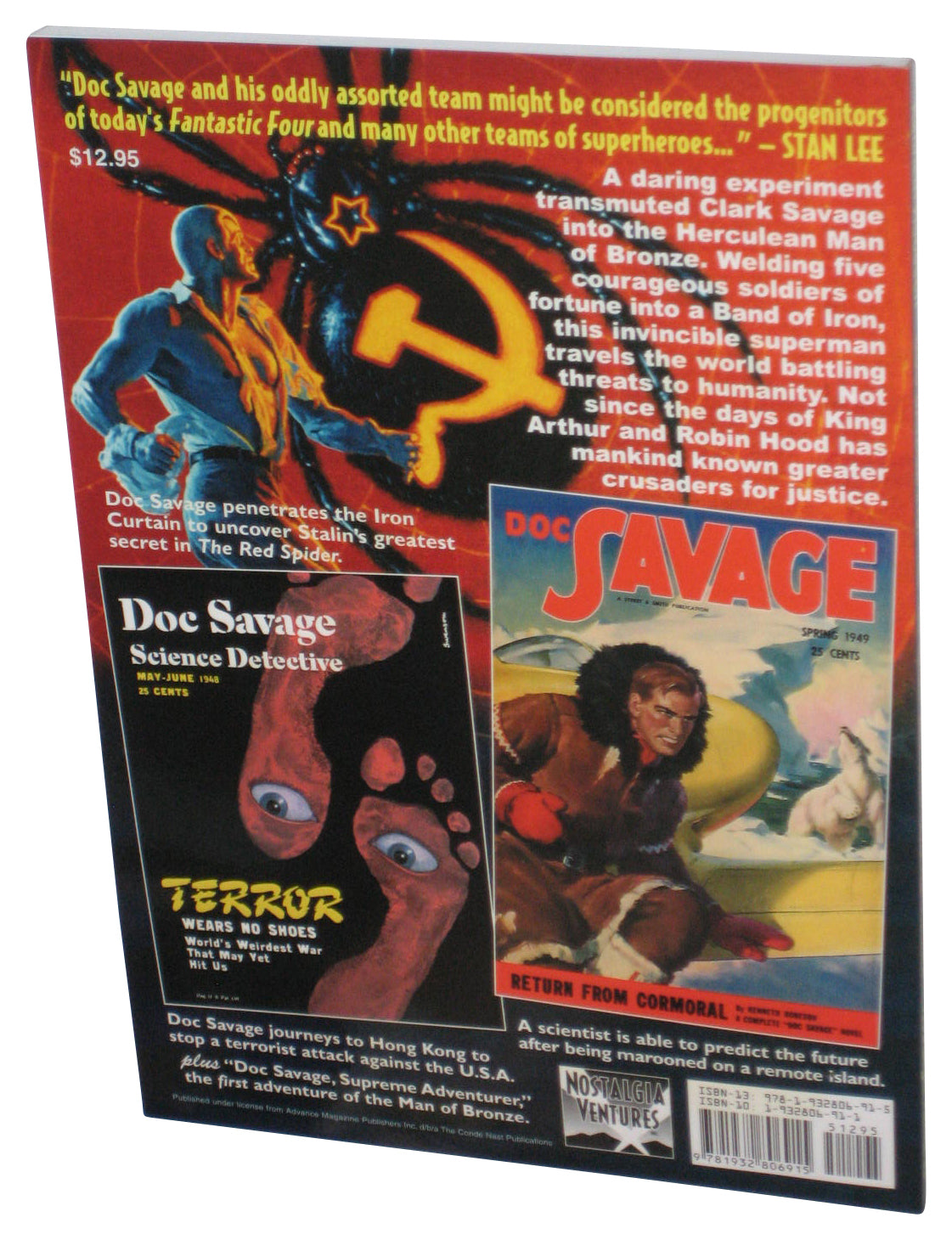 Doc Savage Terror Wears No Shoes & The Red Spider (2008) Paperback Book #15