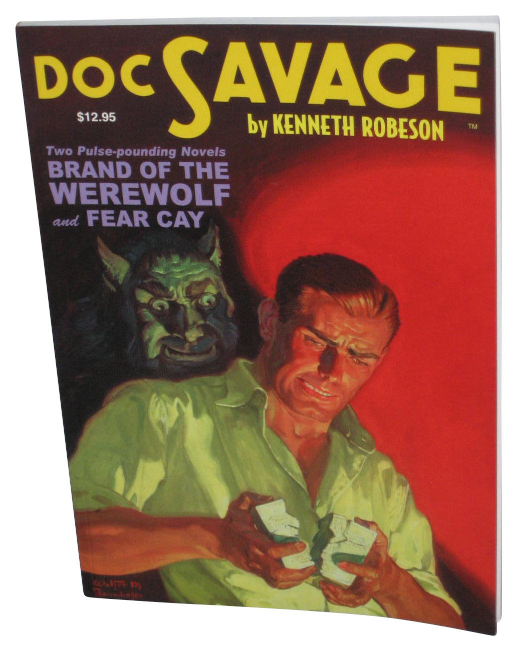 Doc Savage Brand of the Werewolf & Fear Cay (2008) Paperback Book #13