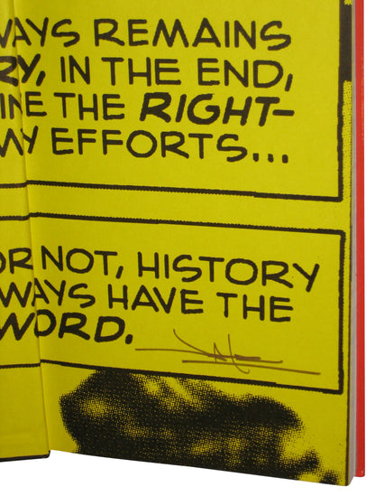 DC Comics Before Watchmen Ozymandias & Crimson Corsair Hardcover Book w/ Signature