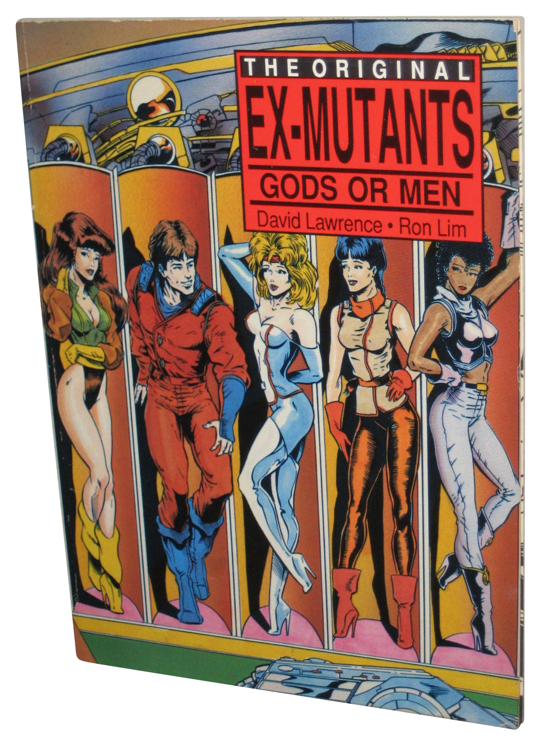 The Original Ex-Mutants Gods or Men (1988) Malibu Paperback Book