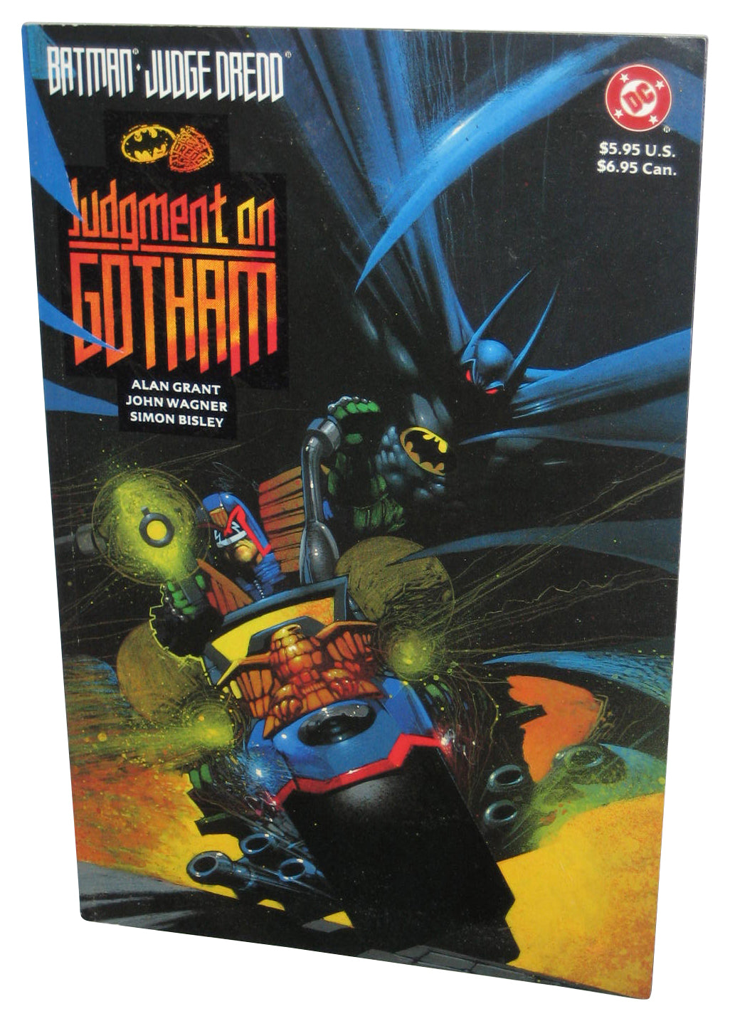 DC Comics Batman Judge Dredd Judgement on Gotham (1991) Paperback Book