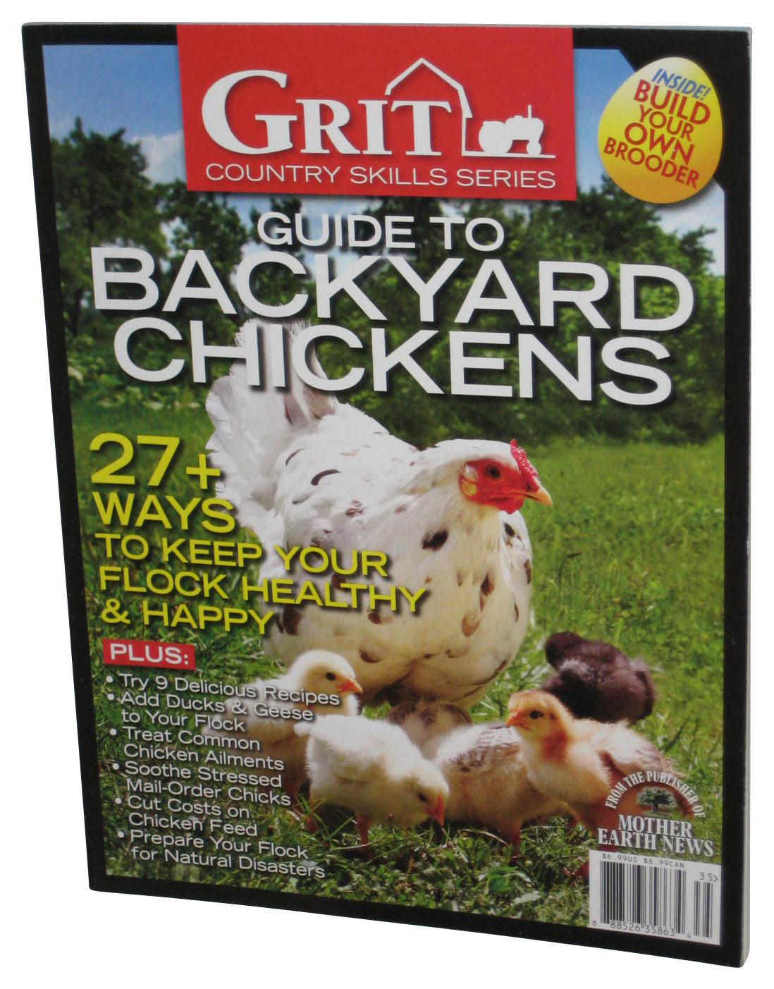 Grit Country Skills Guide To Backyard Chickens Spring 2018 Magazine Book - (27+ Ways To Keep Flock Healthy Happy)