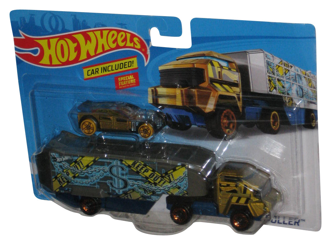 Hot Wheels Bank Roller (2019) Mattel Toy Car & Truck w/ Detachable Coin Holder