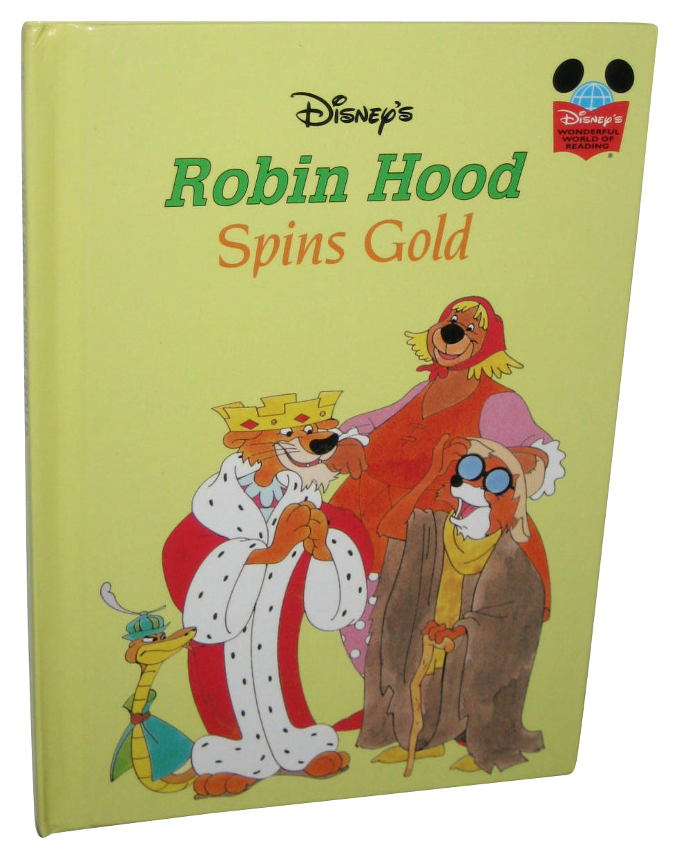 Disney Robin Hood Spins Gold (1979) Hardcover Book - (Wonderful World of Reading)