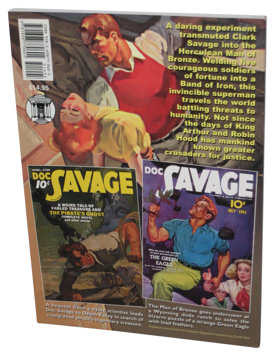 Doc Savage Pirate's Ghost & The Green Eagle (2011) Paperback Book #50