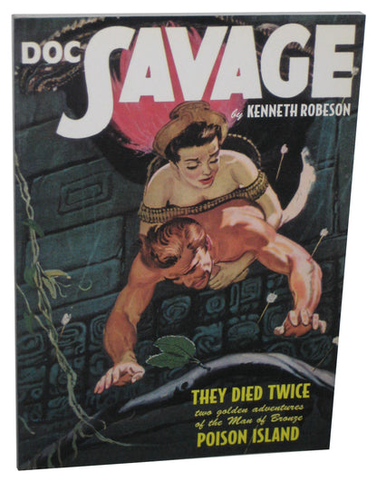 Doc Savage They Died Twice & Poison Island (2010) Paperback Book #39