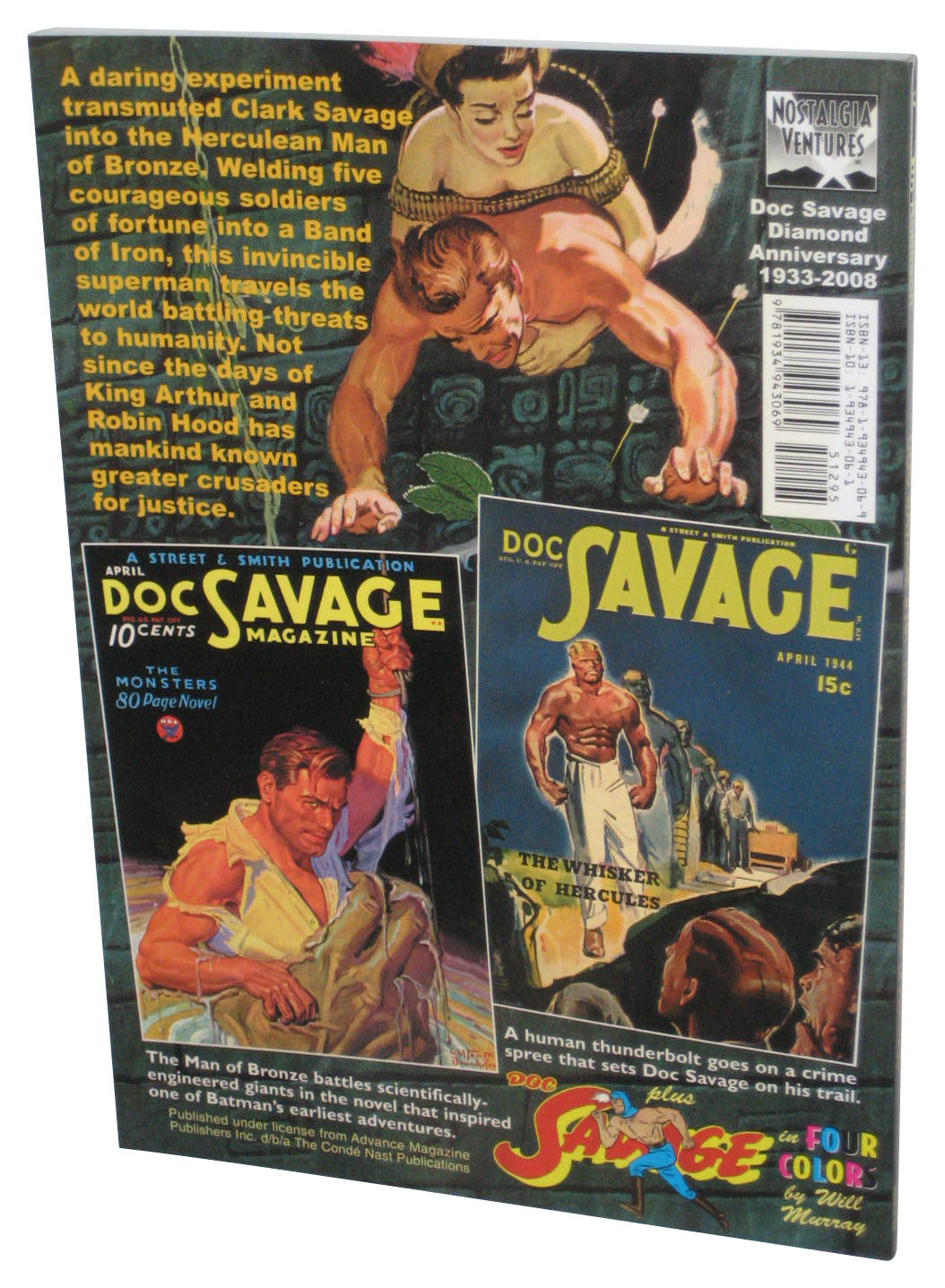 Doc Savage Monsters And The Whisker of Hercules (2008) Paperback Book #18