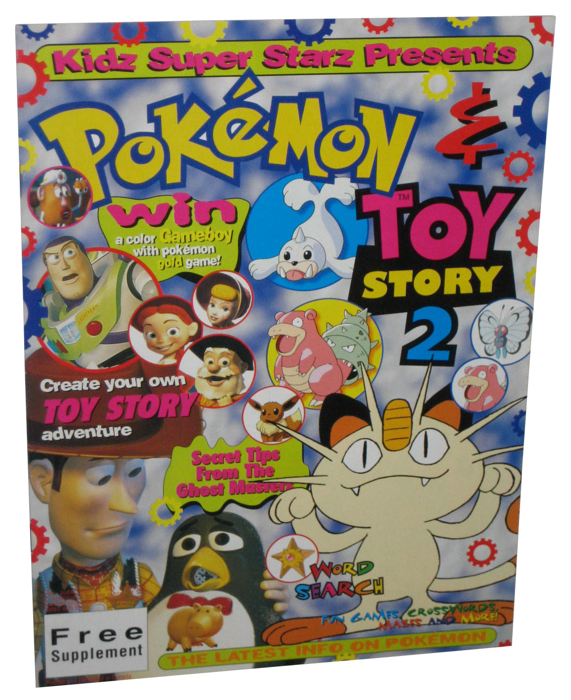 Kidz Super Starz Presents Pokemon Toy Story 2 Free Supplement Paperback Book