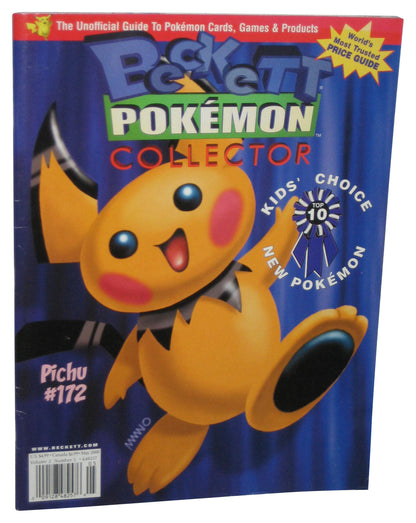 Pokemon Beckett Collector May 2000 Vol. 2 Magazine Book No. 5 - (Pichu #172 Cover)