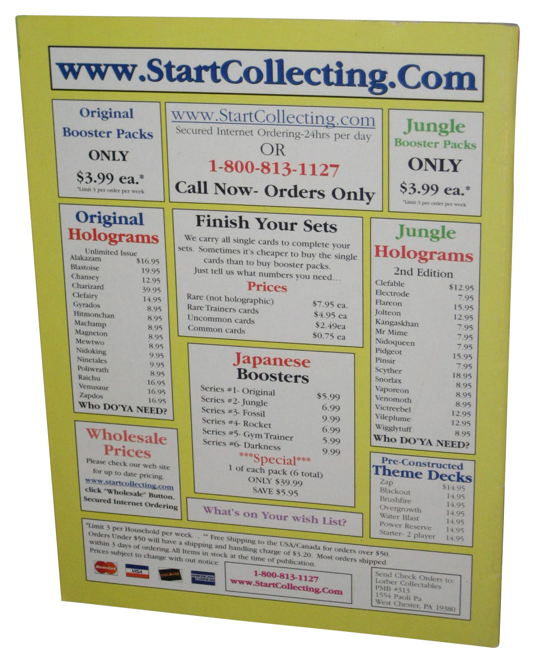 Pokemon Beckett Collector October 1999 Vol. 1 Magazine Book No. 2 - (Snap 64 Cover)