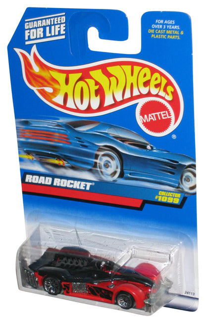 Hot Wheels Road Rocket (1998) Black & Red Collector Toy Car #1099
