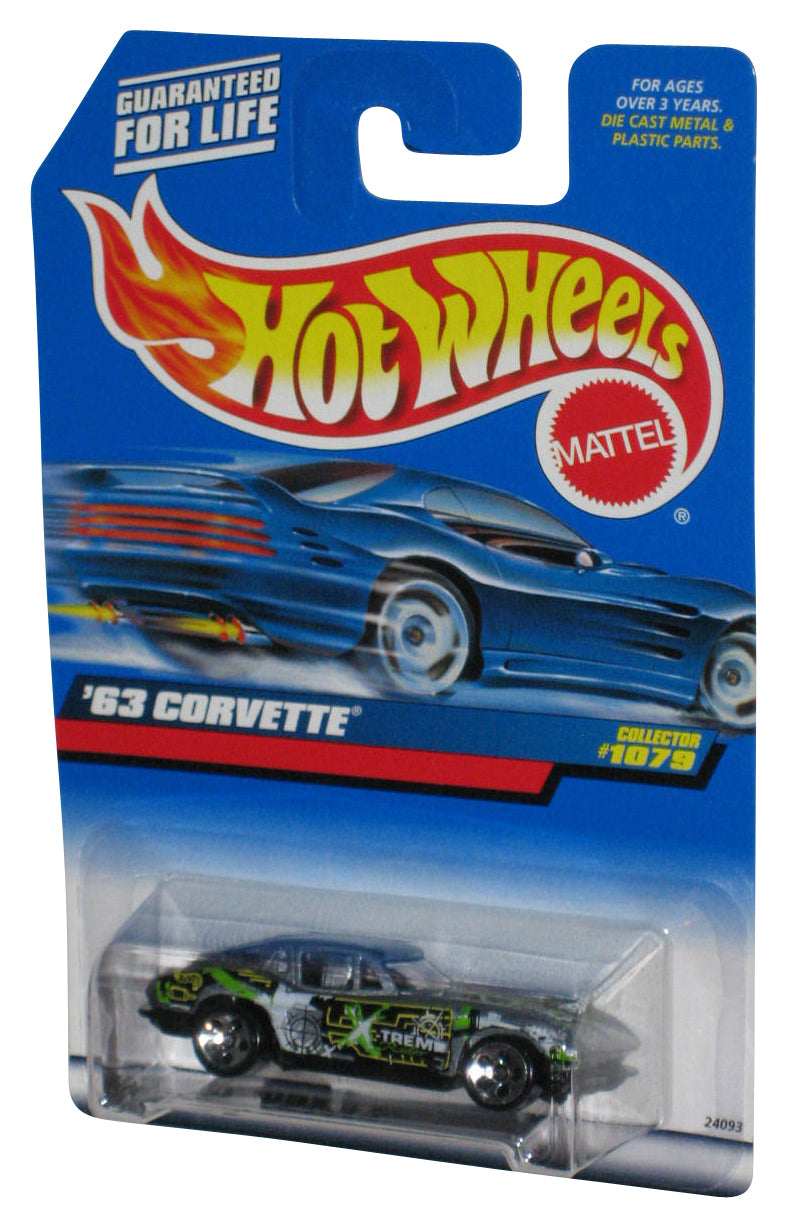 Hot Wheels Silver '63 Corvette (1998) Collector Toy Car #1079