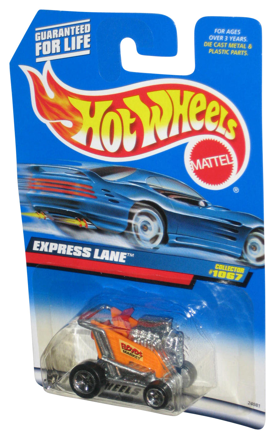 Hot Wheels Express Lane (1998) Orange Collector Toy Car #1067