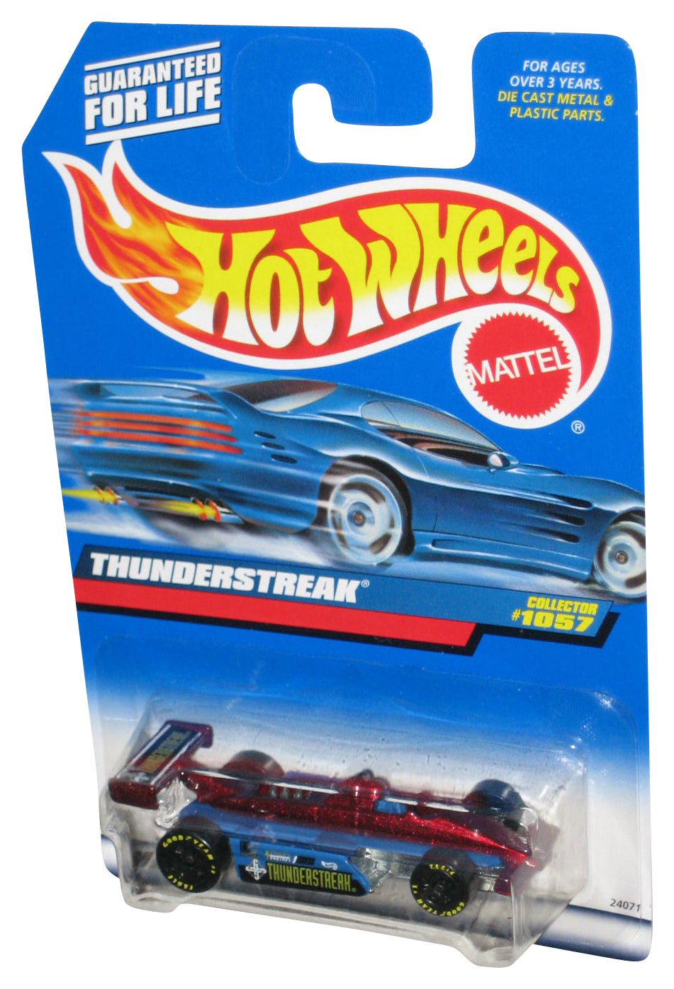 Hot Wheels Thunderstreak (1998) Mattel Red Collector Toy Car #1057