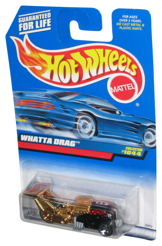 Hot Wheels Whatta Drag (1998) Gold & Black Collector Toy Car #1044