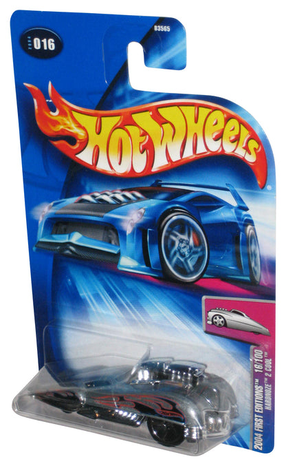 Hot Wheels 2004 First Editions 16/100 Silver Hardnoze 2 Cool Toy Car #016
